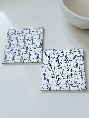 The Cats Meow Coaster Set